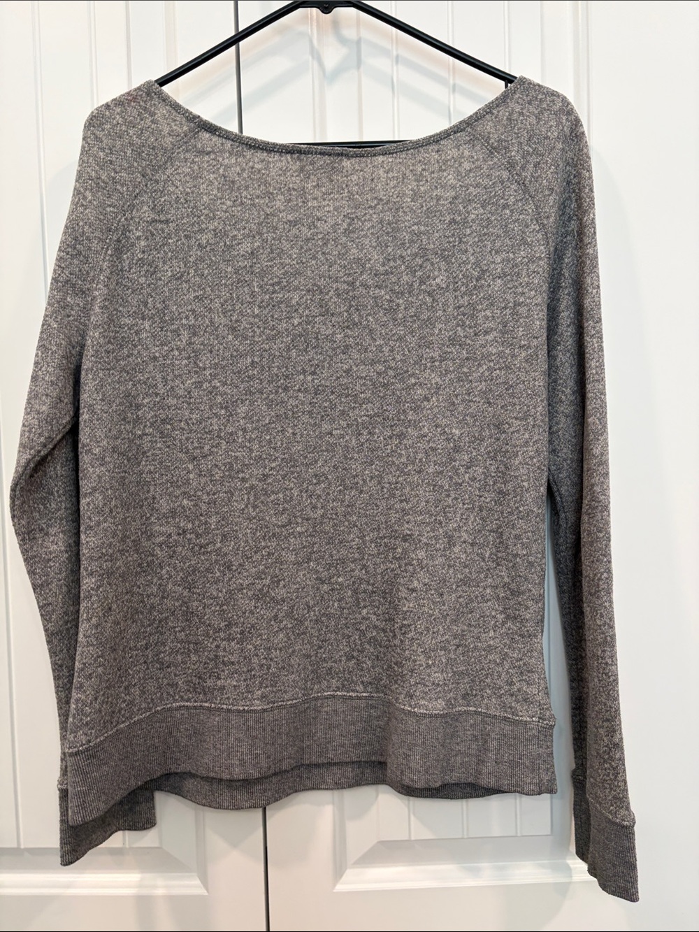Disney Gray Scoop Neck Mickey Graphic Sweater with Red & Yellow Accents - Picture 2 of 4